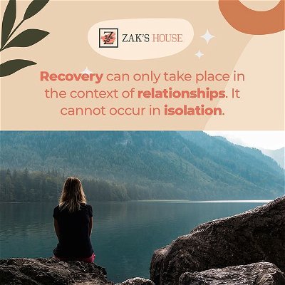This is why at Zak’s House we stress the importance of always staying connected during recovery.

Find out how we can help you recover from substance abuse and addiction by visiting our site www.zakskhouse.com or giving us a call at 619.504.7060

#drugrehab #addiction #addictiontreatment #recovery #addictionrecovery #rehab #mentalhealth #alcoholrehab #drugaddiction #drugs #soberlife #sober #drugrehabilitation #sobriety #detox #wedorecover #alcoholicsanonymous #substanceabuse #drugrehabcenter #treatment #mentalillness #addictiontherapy #drugfree #soberaf #helpingaddiction #soberliving #soberissexy #sobermovement #addictiontreatmentcentre