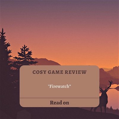 Firewatch was a beautiful game! I absolutely loved playing every moment of it.
⠀
Some may suggest it’s not cosy due to having some thriller-like elements. However, if you can get past that, or don’t mind it having some thriller/suspenseful moments, then it definitely can pass as a cosy game!
⠀
Find out why I think that it’s a cosy game by reading my blog post!
⠀
Check out the new review post on 𝘊𝘰𝘴𝘺 𝘎𝘢𝘮𝘦𝘴 𝘊𝘰𝘳𝘯𝘦𝘳 blog. 𝗟𝗶𝗻𝗸 𝗶𝗻 𝗯𝗶𝗼!
⠀
⠀
⠀
Tags:
#firewatch #firewatchgame #steam #switch #xbox #indiegame #switchgames #indiegames #cozygames #cosygames #gamer #games #videogames #instagaming #gamergirl #gamingblog #gamingreview #gamingcommunity