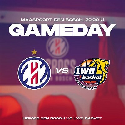 🏀🦸‍♂️ | 𝐆𝐀𝐌𝐄𝐃𝐀𝐘 - Heroes Den Bosch vs. LWD Basket

⌚ 20:00
🎟️ Tickets → #linkinbio
🍿 BNXT.TV

#heroesdenbosch #makesyoufly #BNXTLeague