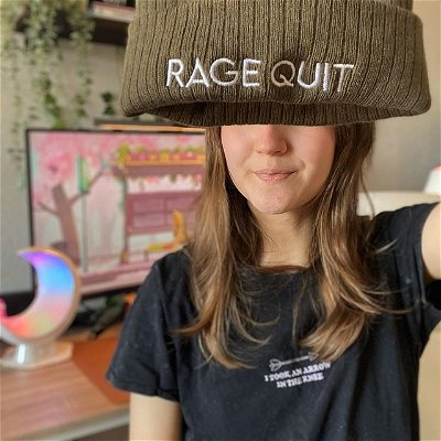 ✨ threads and thistles ✨

hi cozy friends! 

have you heard the big news? 👀 @ttinventory just released new beanies & hats! there’s this one (rage quit) as well as an NES controller, “nerf the male ego”, noob, and UWU 🥺👉🏻👈🏻 
not only can you find these on the super soft and good quality beanies, but you can also purchase them on a dad cap too (perfect for the coming warm weather!) and for this month only you can use the code WOMENS15 for 15% off this month only! celebrate international womens month by saving money (and supporting your fave female / femme presenting content creators. 

🤎 if you would prefer to support me, you can use my code COZYYVALLEY10218 for 10% off! i do gain a small commission when my code is used 🥰

happy shopping!! 🥰💕