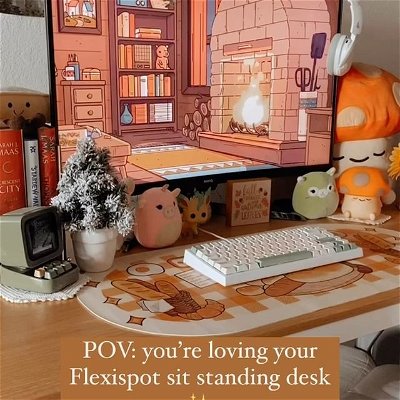 POV: you’re loving your Flexispot desk 🥰

sharing my desk again bc it’s just so gorgeous! This is the comhar all in one standing desk. My favourite thing about it is that it has a drawer to hold all of my journaling supplies 🤎

✨ Don’t miss the chance to win an Apple Watch with @flexispot_official! Get an extra $30 off when you buy through my link https://bit.ly/3fqehXe ✨