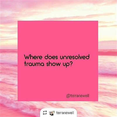 @terranewell by @easy_repost_app
----------------------------------------
Where does unresolved trauma show up? 

It’s so important we heal ourselves. When we ignore the traumas we’ve gone through, it doesn’t make them go away. It just makes it show up in other places...

#healing #healer #coach #lifecoach #toxicrelationships #recover #unresolvedtrauma #healyourself #trauma