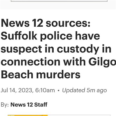 #breakingnews #gilgobeach #news12 #longisland #lisk #police #serialkiller