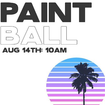 This Saturday we are planning a paintball trip! All you need is a waiver filled out, $15 and meet us at the church @10am. 

If you need a waiver just message us!