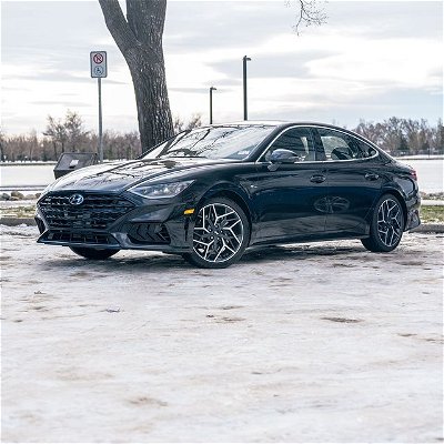 Meet the 2021 Hyundai Sonata N-Line, a truly remarkable 4-door sedan!
Behind its big blacked-out grille is a new turbocharged 2.5-liter inline-four shared with the Genesis G80 and GV80. The turbo four is also shared with the Sonata's platform mate, the Kia K5 GT. In the Sonata, it pumps out a stout 290 horsepower at 5800 rpm and a burly 311 pound-feet of torque at just 1650 rpm. That's 99 more horsepower and 130 pound-feet of torque more than the Sonata's naturally aspirated 2.5-liter and 110 more ponies and 116 pound-feet over the Sonata's available 1.6-liter turbo four. Now that's incredible!
Hyundai also fits its new eight-speed dual-clutch automatic transmission, a gearbox that also pulls duty in the Veloster N, the Kia K5 GT, and in the upcoming Elantra N.
Inside, the push-button shifter also carries over from the regular Sonata. The N Line bits are limited to a nice set of sports seats wrapped in leather and suede. Standard features include a digital gauge cluster that displays simple round dials, a big 10.3-inch infotainment touchscreen, a Bose premium audio system, a panoramic sunroof, and Hyundai's digital key, which can turn your phone into the car's key.
Interested? Check it out on our website. Link in bio!

#Hyundai #NLine #Sonata #HyundaiSonata #yyc #calgary #carsofcalgary #lethbridge #yql #fortmacleod #leduc #medicinehat #edmonton #yeg #leduc #airdrie #carlifestyle #carpics #cars #car #sport #carsdaily #albertastrong #alberta #carporn