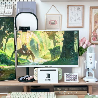 Happy Monday ~ I hope you all have a wonderful week 🤍

~~~

• All of my discount codes can be found in the link in my bio ✨
• if you want to shop my setup, check out my Amazon Storefront, also linked in my bio! 

🏷️Hashtags
#cozygamingsetup #pcsetup #cozygameraesthetic #zeldabreathofthewild #zeldatearsofthekingdom #nintendo