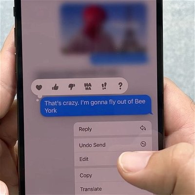How editing messages will work in #iOS16 - you’ve got 15 minutes to fix your mistakes! Have you been waiting for this feature?📱💬 

#apple #iphone #smartphones #imessage #techtips #wwdc #techtalk #techlifestyle