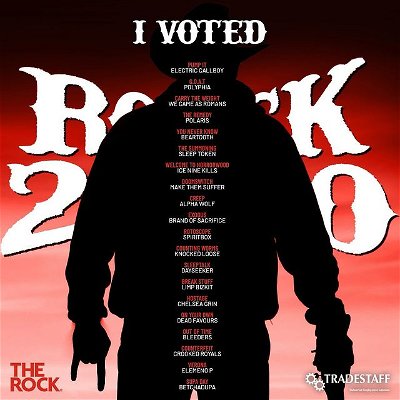 Finally did my @therockfm #Rock2000 Votes

Support real rock and metal

#Vote #Rock #Metal