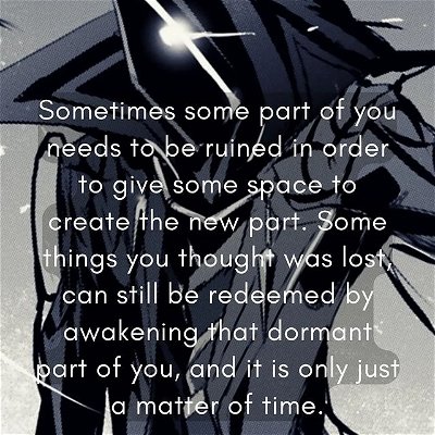You just need some time until one thing awakens that part of you. #quotes #shadow #awakening #misfits