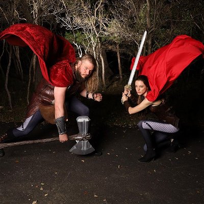 Thor and Lady Sif - Love & Thunder
Our new couples Cosplay 
This was part of a recent shoot with @thelegginglass and since the pics are now released on her website I can show you now.
Coming soon to a Con Near you!
⚡️
#loveandthunder #thorandsif #themightythor #thorloveandthunder #thorcosplay #thorcosplayer #forasgard #cosplayphotoshoot #thelegginglass
