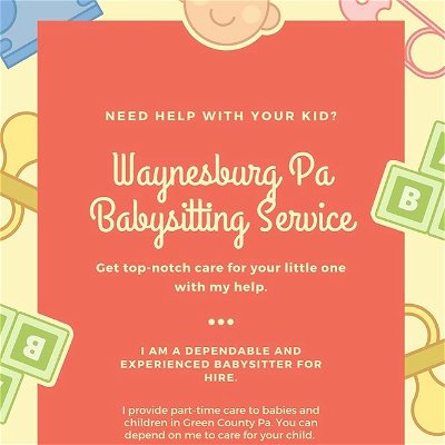 Waynesburg Pa Baby Sitting