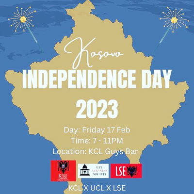 Come and join us to celebrate Kosova’s independence this Friday at Guys Bar 💙💛