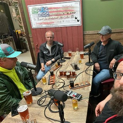 Excellent interview with @pinelandsbrewingco (and special guest Tucker) last night. Keep an eye out for that episode soon!