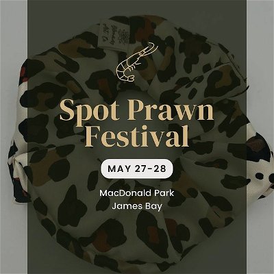 And our next market is…. The Spot Prawn Festival in Victoria! Come check some awesome vendors and food trucks featuring the spot prawn! 
.
.
.
.
.
.
#yyjevents #yyjmarkets #victoria #smallbusiness #markets #spotprawns #scrunchies #bandanas #bookmarks #keychains