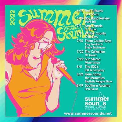 So excited to be part of this year's @summersoundscedarburg concert series! Opening for @walkercounty on July 8!

AND IT'S FREE!

(P.S., Yes, Summer is coming!)

#mkemusic #milwaukeemusic #singersongwriter #acousticfolk #acousticartists #outdoorconcert #summermusic