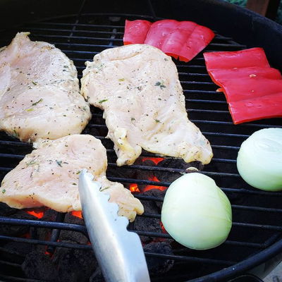 What's for dinner? Grilled cilantro lime chicken,.veggies and Mexican corn.
.
.
.
#twitch #foodie #food #grilling #grill #foods #foody #foodlover #foodstagram #foodporn #weekend #weekendvibes