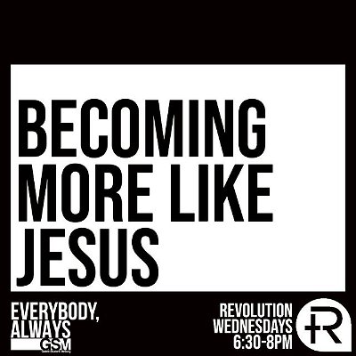 It's our goal and why we do what we do on Wednesday Nights! We'd love for you to join in. ⁠
No dinner this week. ⁠
See you at [REVOLUTION] @ 6:30⁠
#EverybodyAlways