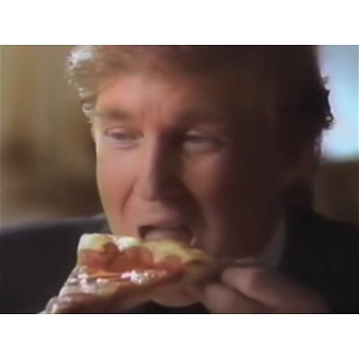 @realdonaldtrump for @pizzahut, 1995 🍕(some things don’t age well)