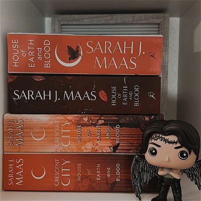 Am I obsessed? Maybe? Which SJM book is your fave. I think mine is pretty obvious 😍
.
.
.
.
#crescentcity #acotar #bryceandhunt #huntandbryce #sarahjmaas #throneofglass #batboys #bookstagram #booktok #booksbooksbooks #booklover #bookrecommendations #bookrecs