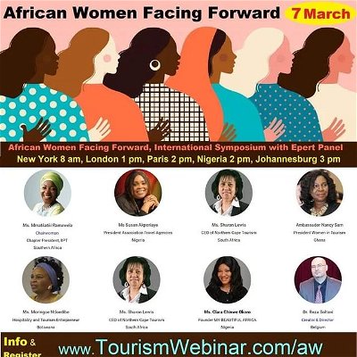 Register and join us for insights on women in travel and tourism to celebrate women's day ahead this March.
https://tourismwebinar.com/aw