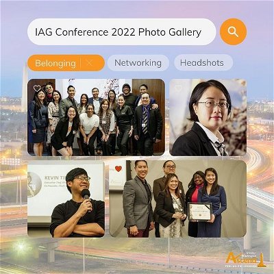 2022 IAG Conference photos and headshots have been uploaded to our website! Please check it out to see all the amazing moments during the conference. 

If you had headshots taken during the conference, they will also be posted to the gallery. Go to the Gallery section of our website to view: ascendgw.org/gallery