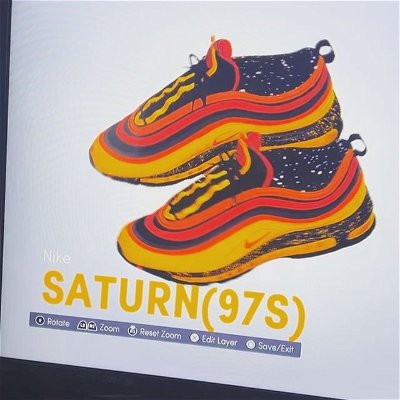 Saturn 97s 🪐 

#childishgt #2k22 #shoes #customshoes