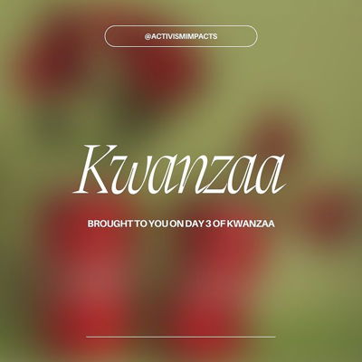 Happy Kwanzaa! Swipe to learn about the holiday. ❤️🖤💚