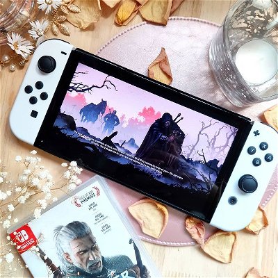 I have been enjoying my Switch OLED for couple days now and I also dared start to play Witcher 3. I was genuinely worried how it might look like, but I have been just loving it on handheld mode. And what a upgrade this console is! Sturdy, better voice quality and the screen is just amazing!  So glad I picked this one up especially since I play all the time on handheld mode. 

Did you get yours or are you planning to get one? Any thoughts?
.
.
.
.#nintendo #nintendoswitch #handheldgaming #witcher #witchernetflix #witcher3 #rpg #femalegamer #gaming #palikkapelaajat