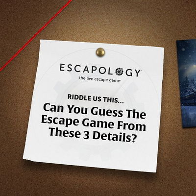 It’s an Escapology riddle! Once you’ve figured out  which escape room we’re talking about, check the pinned comment below to see if you got it right.