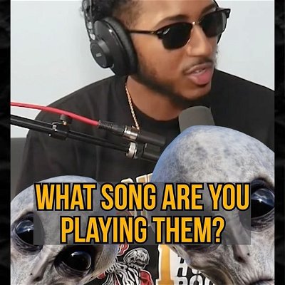 What ONE song would you show the Aliens? 👽🎵

Watch the full clip on YouTube to catch the entire conversation 🍿 Link in bio