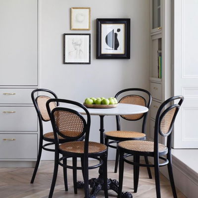 Lovely Parisian vibe, from European designer @deroseesa .  Even at its simplest, design matters . . . It affects our mood and our outlook and our stress. Doesn’t this spot feel so relaxing?

#interiormood #sundayvibes #parisianlifestyle #slowliving #interiorinspiration #interiorstyle #breakfastarea #cafestyle