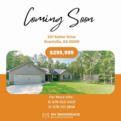 📣COMING SOON📣

Offered at $299,999

📍207 Esther Drive
Grantville, GA 30220
.
.

@thetimstout 678.737.3838 mybrokerage 678.412.1410
@fayetteandcowetahomes

#Thetimstout
#TimStoutGroup
#mybrokerage
#FayetteandCowetaHomes #comingsoon 
#Realestate #WhoYouWorkWithMatters