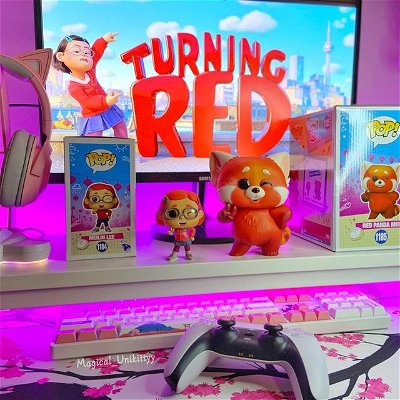 Recently watched Turning Red and I absolutely loved the animation!! I couldn’t help but buy the recent popvinyls 😍❤️ have you seen it yet??
❥
❥
🎀Gaming partners:🎀
🌸 @level2sniper_official 
🌸 @aiir_butterflyy
🌸 @comfycosycute
🌸 @kodoku.momo.gaming
🌸 @celestial.butterflies
🌸 @itsadorebabygirl
🌸 @piinkfaiiryy
🌸 @lumi_sakura
🌸 @pinkeu.mallow 
❥
❥
🏷
#kawaii #kawaiigamer #aesthetic #pinkaesthetic #pink #pinktheme #pastelpink #pinkaesthetic #sakuraaesthetic #sakura #sakuratheme #gaming #girlgamer #gamergirl #gamergirlsetup #gamer #desksetup #gamingsetup #setup #ps5 #playstation #razer #turningred #popvinyl #funkopop