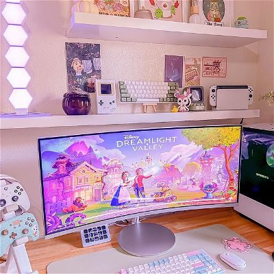 I came home to the most lovely surprise, my husband got me the new Disney DreamLight Valley game! 🥹🤍 

I haven’t play it yet, I literally just downloaded it and took this picture because I wanted to document such a lovely gift from my lovely husband. 

#gaming #gamingsetup #gamingcommunity #gamingpc #gamingsetups #gamingroom #disney #dreamlightvalley #cozy #cozygaming #cozygamer