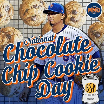 Happy Chocolate Chip Cookie Day! Happy “Cookie” Carrasco Day as well! He takes the mound tonight against the Braves who are nipping at the heels of the Mets! By the way, John & Kevin recorded a new episode last night. New episode coming soon! @anchor.fm @bigstupidpodcast #bigstupidpodcast #bsp #podcast #podcastlife #poddinghard #dadpod #john&kevin #havefun #mywifejen #tensoflisteners #bigstupidlisteners #lovelyladies #wepod #wepodgood #tellyourfriends #spreadthelove #spreadthelegend #happypodcasting #happypodding #500 #500listeners #lfgm #lgm #nym #nymets #cookie