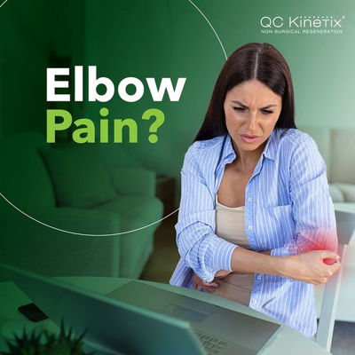 The elbow joint is a complex arrangement of muscles, ligaments, tendons, bones, and bursae that work in unison to enable motion. When it comes to pain in your elbow, there is no one-size-fits-all solution.

If you are looking for a elbow treatment solution, QC Kinetix can assist you with elbow pain treatment caused by injury, overuse, or arthritis. Our goal is to restore complete functionality to the elbow through regenerative medicine.

Link in bio to schedule a consultation today!

#QCKinetix #EmmittSmith #regenerativemedicine #tissueengineering #healthcare #health #science #medicine #aging #wellness #neuroscience #nanotechnology #sciencenews #regenerative #paralysis #medicalresearch #chronicpain #stemcelltreatment #kneepain #backpain #osteoarthritis #arthritis #jointpain #pain #health #knee #running #rehab #painrelief #exercise