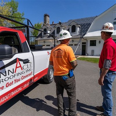 Roofing Season is in full swing! Pinnacle Roofing is out in force across the entire Capital Region. Contact us today to see what we can do for you and your roof.