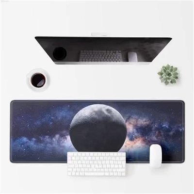 Galaxy Moon Gaming Mouse Pad XL - Buckle up astronauts and hit the link in our bio for this new release!
#desksetup #deskpad #deskmat #mousepad #mousepadgaming #extendedmousepad #pcsetup #moonart #spaceart #akvo