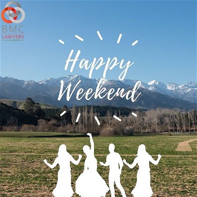Happy Friday and Happy Weekend from the team at BMC Lawyers! 🥳

Stay warm this weekend and we will see you back on Monday! If you have any enquiries over the weekend, feel free to send us an email or DM and we can get back to you Monday ☺️

📧 info@bmc-law.co.nz
Real Estate Page: @bmcrealestate_ 

#staywarm #newzealand #winterinnz #paraparaumu #Wellington #raumati #bmclawyers