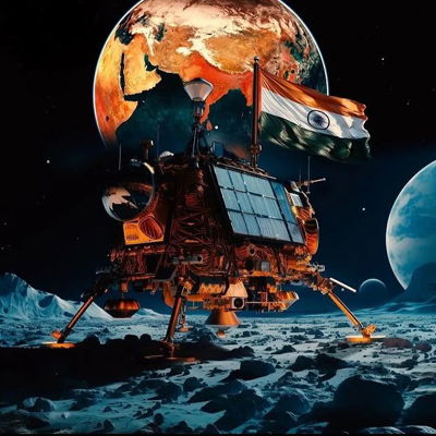 What an extraordinary moment! Heartiest congratulations to all Indians on the successful soft landing of #Chandrayaan3 🚀

Immense gratitude to ISRO for their dedication & brilliance in making this historic achievement possible 🙏🇮🇳
#isro #isroindia  #isromissions 
#chandrayaan #3 #moon #AbPlayzs 
#explorepage #explore #explore 
#exploremore