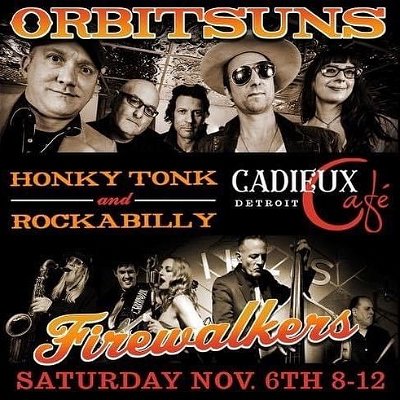 This Saturday! (11/6)

I’ll be with performing with @thefirewalkersdetroit alongside the #Orbitsuns at @cadieuxcafe 

Honkytonk and Rockabilly!! It’s going to rock your socks 😎🤘
