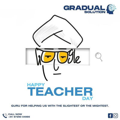 📚🍎 Happy Teacher's Day! 🍎📚

Today, we celebrate the incredible educators who shape minds and inspire futures. 🌟 Whether in the classroom or in the digital world, teachers make a profound impact on our lives. 🙌

At Gradual Solution, we understand the importance of knowledge sharing and continuous learning. We're grateful for all the teachers who've guided us along the way.

👩‍🏫👨‍🏫 To all the educators out there, thank you for your dedication and passion! Your hard work does not go unnoticed. 🙏 

#TeachersDay #EducationMatters #InspireTheFuture #DigitalMarketing #LearnAndGrow #ThankATeacher #TeacherAppreciation #KnowledgeIsPower #Gratitude #EducationForAll #TeachingHeroes #TeacherLove #DigitalMarketingAgency #AlwaysLearning #KnowledgeSharing #EducationIsKey #BackToSchool #EmpowerThroughEducation #TeacherLife #ImpactfulTeaching #TeachersRock #TeachingWithPassion #TeachersOfInstagram #gradualsolution 

Let's continue to empower minds and create a brighter future together! 🌐💡 #HappyTeachersDay
