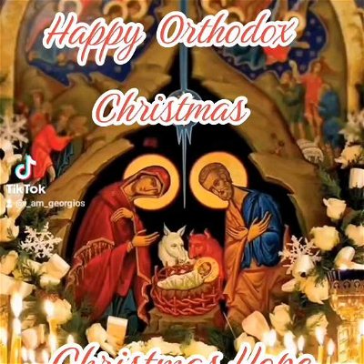 Happy Orthodox Christmas
To all celebrating today.
🙏♥️✝️

Christmas Hope 
By 
Georgios Dafos
Available on all
Digital stores
