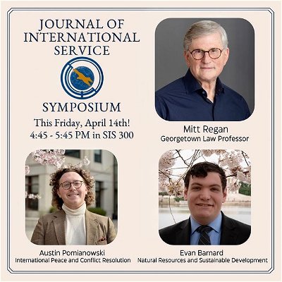 The JIS Symposium is right around the corner! You will not want to miss our 3 speakers this Friday in SIS 300. We hope to see you there!