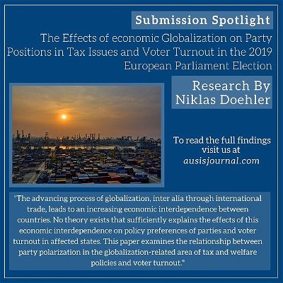 We have recently published Niklas Doehler’s research on the 2019 European Parliament elections! Click the link in our bio to read the full findings.