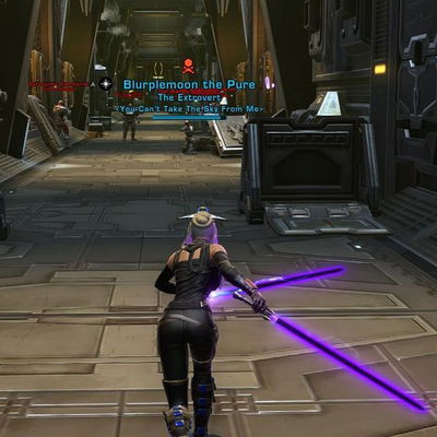 Character got facelift 😜 pvp and randomness 💙💜 #marauder #swtor #nerdygirl  #gamergirl #bioware