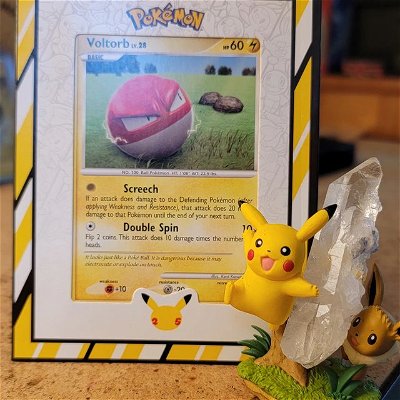 Voltorb lv. 28

+ Pikachu and eevee!

Whats your favourite pokemon?

#sonic #boom #selfdestruct #voltorb #pikachu #pokemon #go #pikachu #i #fyp #foryourpage