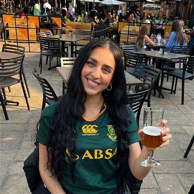 Wishing the Springboks all the best 🔥👏🏼🇿🇦🏉 for the rugby World Cup! GO BOKKE GO 🇿🇦😈 #springboks #rugbyworldcup #southafrica #IHateBeerItWasForThePhoto
