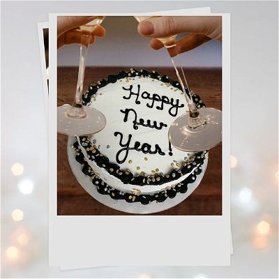 Ice cream cake goes great with a New Years toast! We have New Years cakes in stock now, so you can start off 2023 with a delicious treat!