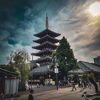 Probably the best photo I took in Tokyo, Asakusa.